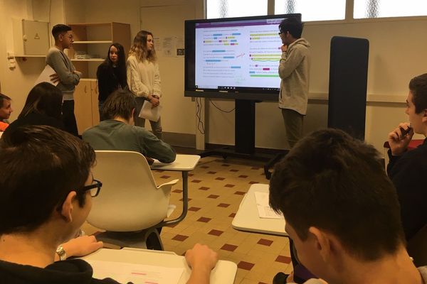 classe immersive au Lycée Henri Parriat de Montceau-les-Mines