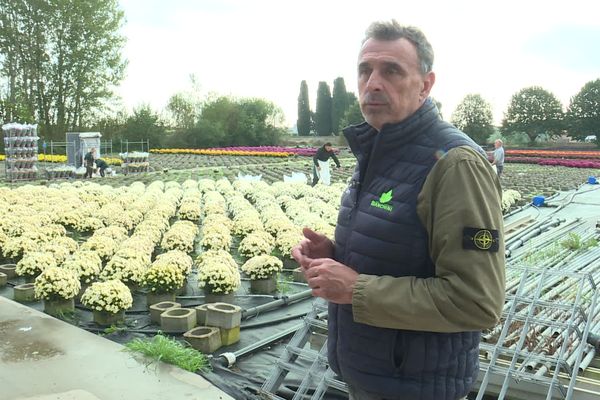 Laurent Bianchini, grossiste en fleurs, entre dans une période cruciale pour son activité.