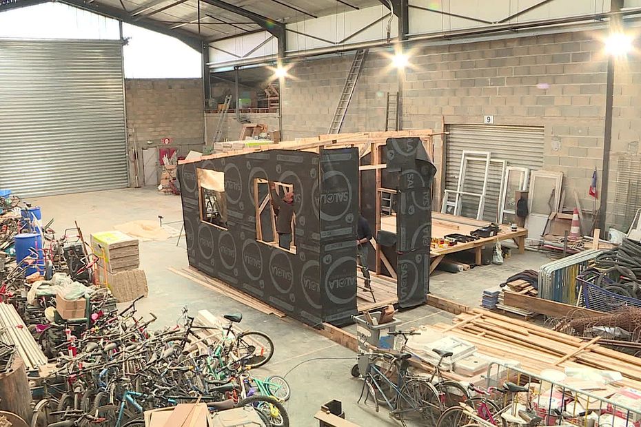 VIDEO.  In Dijon, tiny houses are built to accommodate people in great precariousness