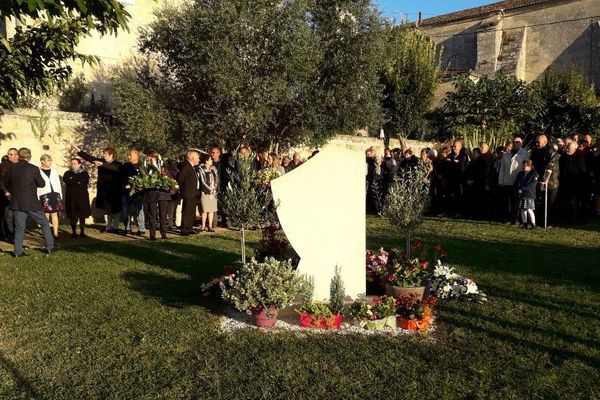 Cérémonie d'hommage aux victimes de l'accident de Puisseguin