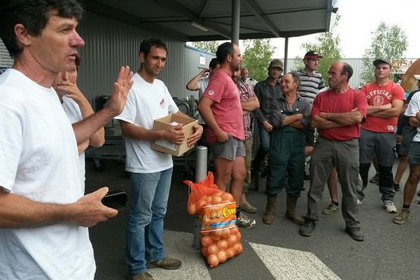 Les agriculteurs ont également manifesté à Saint-Gaudens