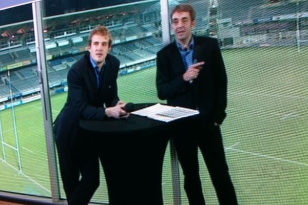 Aurélien Rougerie, le capitaine de l'ASM Clermont Auvergne, était un des invités de Jean-Luc Roussilhe à l'occasion de l'émission spéciale consacrée par France 3 Auvergne au match de H Cup entre l'ASM et le Leinster (victoire 15-12 des clermontois)