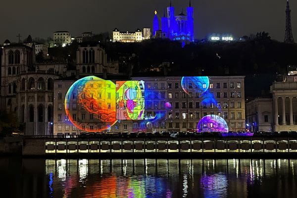 Trente œuvres lumineuses sont à découvrir à Lyon, pour l'édition 2022 de la Fête des Lumières.