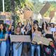 Juin 2022 à Nice, des femmes mobilisées pour manifester en faveur du droit à l’IVG.