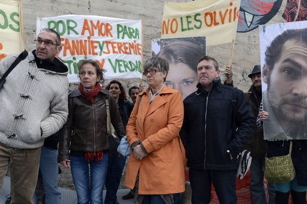 Les parents de Fannie et Jérémie,  le 30 avril 2013 à Nantes