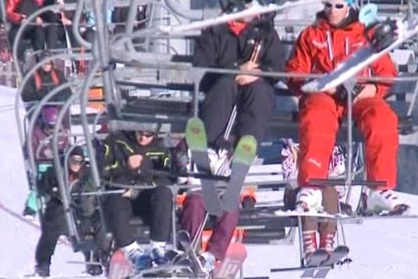 La neige était au rendez-vous des vacances de fin d'année... Les touristes aussi.