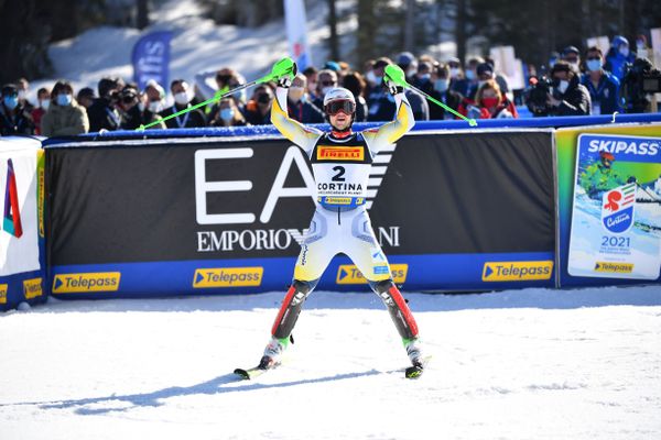 Le Norvégien Sebastian Foss-Solevaag a remporté dimanche le slalom des championnats du monde de ski alpin à Cortina d'Ampezzo