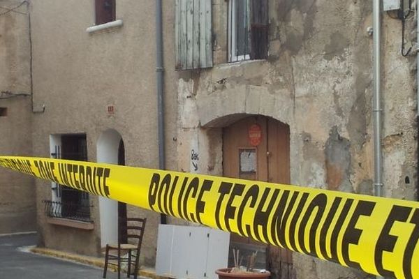 La rue Mirabeau à Villeneuve-les-Béziers, domicile de la victime