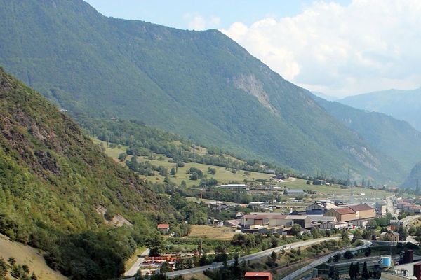 L'usine Ferropem à la Léchère en Savoie