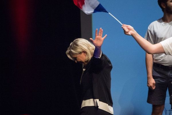 Marine Le Pen à Fréjus le 15 septembre dernier 