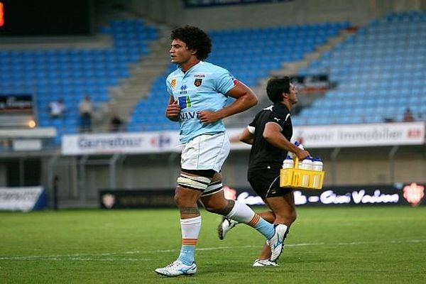 Dan Leo - joueur samoan de Perpignan - 2012.