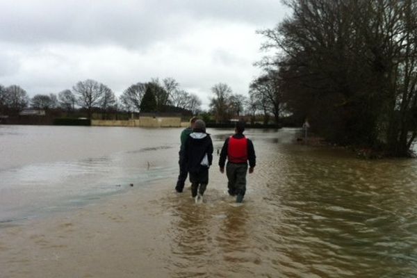 Inondations à Guipry