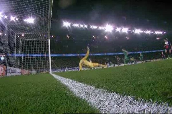 l'Asse lors du match contre le PSG : le club stéphanois a perdu alors que la rencontre fût de haute volée