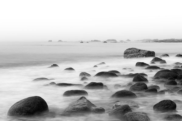 Trégana dans la brume