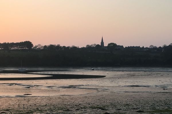 Coucher de soleil sur Le Minihic-sur-Rance