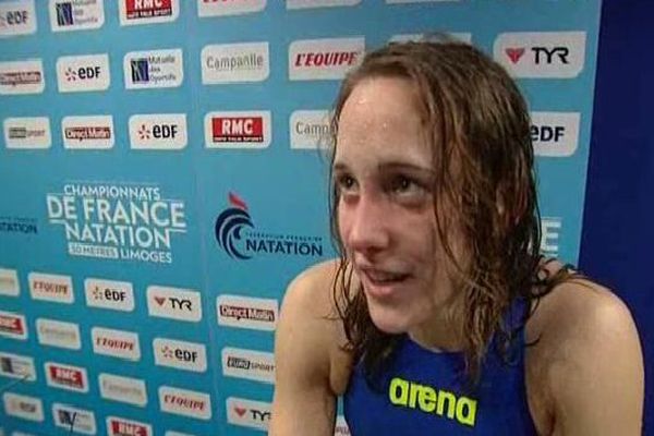 Adeline Furst a décroché la médaille de bronze du 1500  mètres nage libre