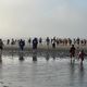 À Wimereux, il ne faut pas être frileux pour participer au dernier bain de l'année.