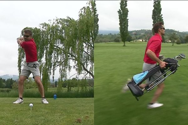 Le speed golf, c'est du golf au pas de course !