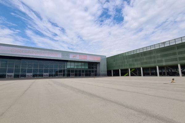 L'esplanade du Meett, le parc des expos situé à Aussonne près de Toulouse où se dérouleront les 3 concerts en juillet 2021.