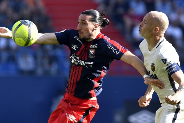 Football / Saison 2017-2018 36 eme journée du championnat de France de ligue 1. Caen - Monaco 