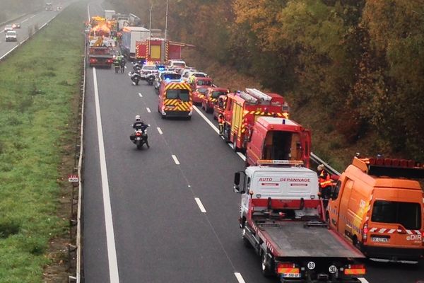 D'importants moyens de secours ont été déployés sur place