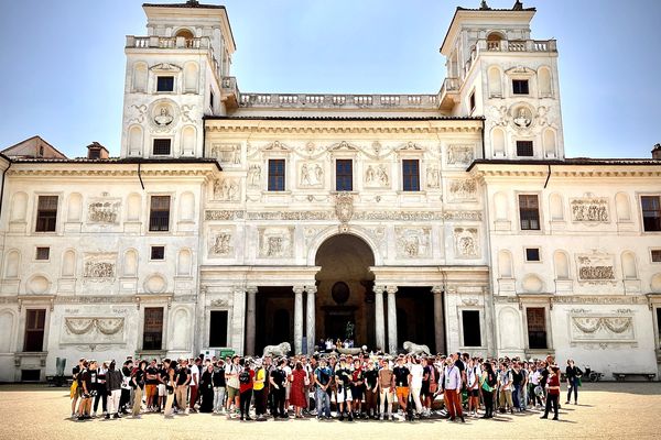 Les élèves limousins ont découvert la Villa Médicis de Rome.