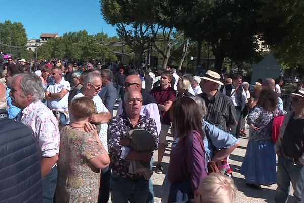 Manifestation pro corrida à Nîmes, samedi 17 septembre 2022.