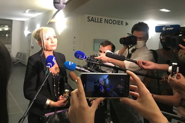 Me Sylvie Galley, avocate de la famille de Narumi Kurosaki, le 24 juillet à Besançon