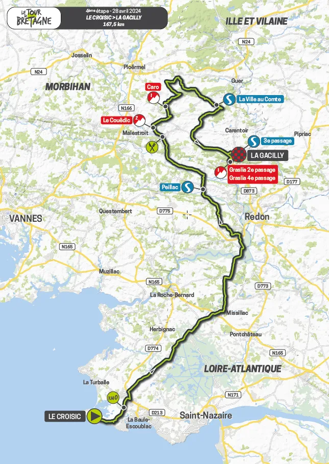 Cyclisme. Tour de Bretagne 2024 parcours, cartes des étapes, équipes