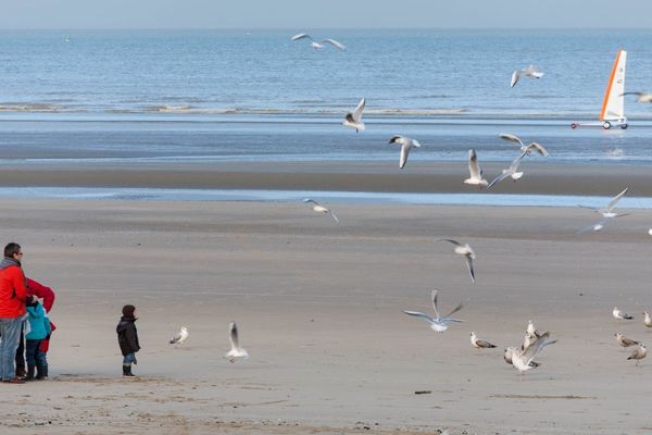 Une plage à Bray-Dunes.