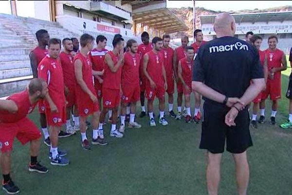 Reprise de l'entraînement.