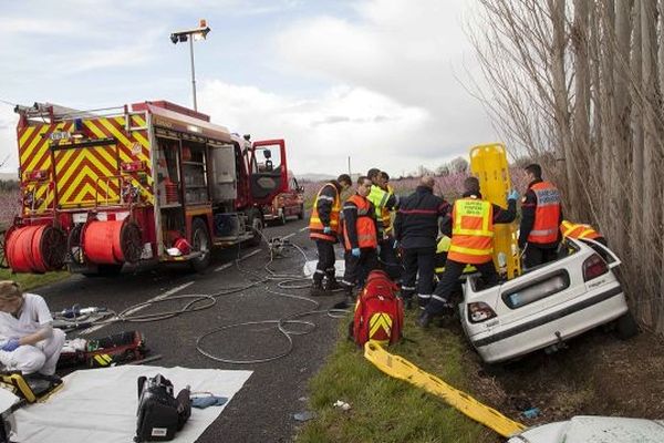 L'accident s'est produit sur la RD 16