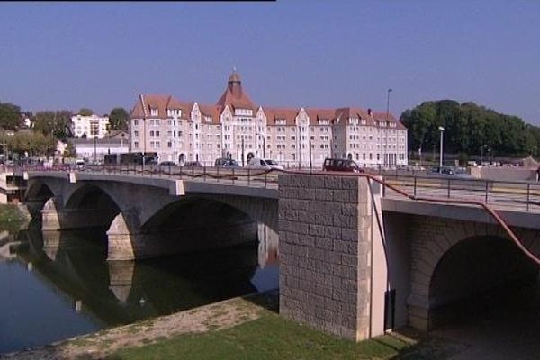 Le pont Canot à Besançon 