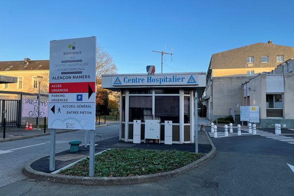 Le centre hospitalier d'Alençon dans l'Orne.