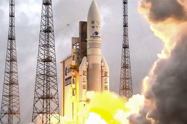 Lancement d'Ariane 5, en 2018.