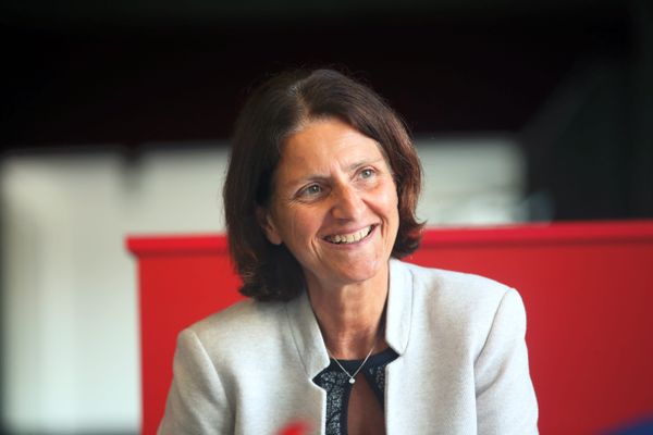 Marie-Noëlle Biguinet, maire de Montbéliard, souligne "un grand jour" à quelques heures de l'inauguration de la ville comme Capitale française de la culture 2024.