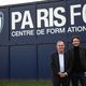 L'actuel président du Paris FC, Pierre Ferraci, et Antoine Arnault, photographiés le 20 novembre 2024.