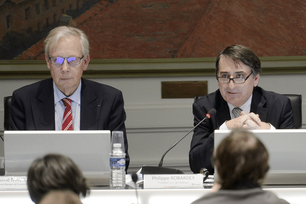 
Philippe Robardey, Président de la CCI de Toulouse, et Maxime Maury, Directeur régional de la Banque de France,