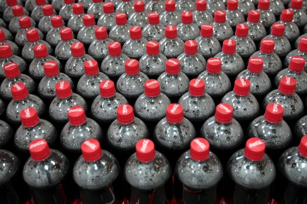 L'usine d'embouteillage de bouteilles Coca-Cola à Castanet-Tolosan.