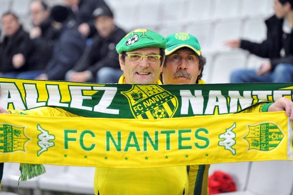 Des supporters du FC Nantes