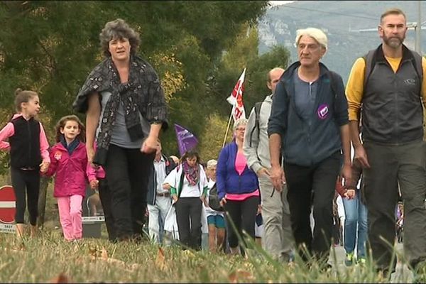 Le cortège de marcheurs arrivera à Montpellier vendredi.