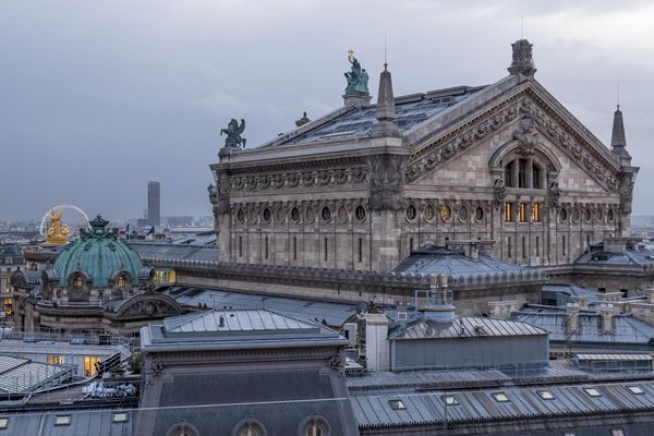 L'opéra Garnier dans le 9e arrondissement de Paris.