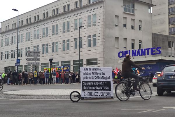 Le rendez-vous de la mobilisation nantaise était donné à 14 heures ce 7 juin.