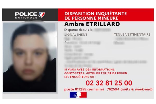 Ambre avait disparu depuis la fugue de son foyer à Canteleu le 13 juillet 2024.