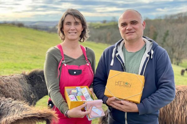 Cécile et Emmanuel, du Gers, ont remporté le titre de "ferme préférée des Français". 