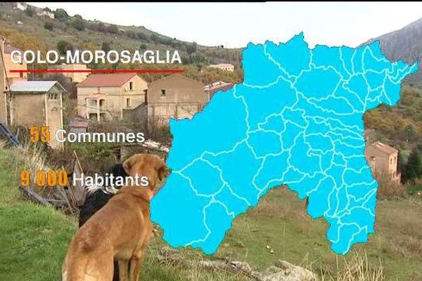 ILLUSTRATION - 750 km2, 55 communes, 9000 habitants, le tentaculaire canton de Golo Morosaglia