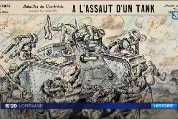 Le dessin permet d'illustrer les scènes de combat racontées par les Poilus