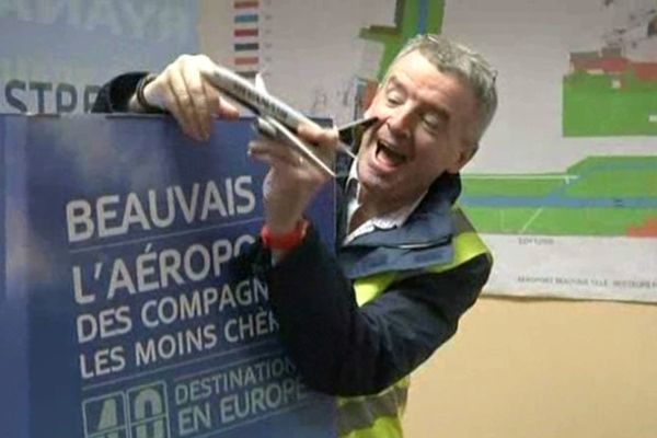 Visite du PDG de Ryanair à Beauvais