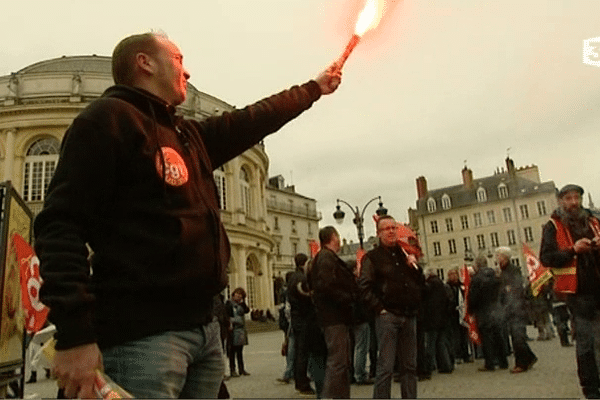 Rennes : rassemblement contre le pacte de responsabilité