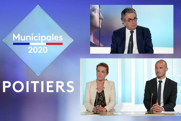 Les candidats aux élections municipales 2020 à Poitiers en débat à France 3 Poitou-Charentes